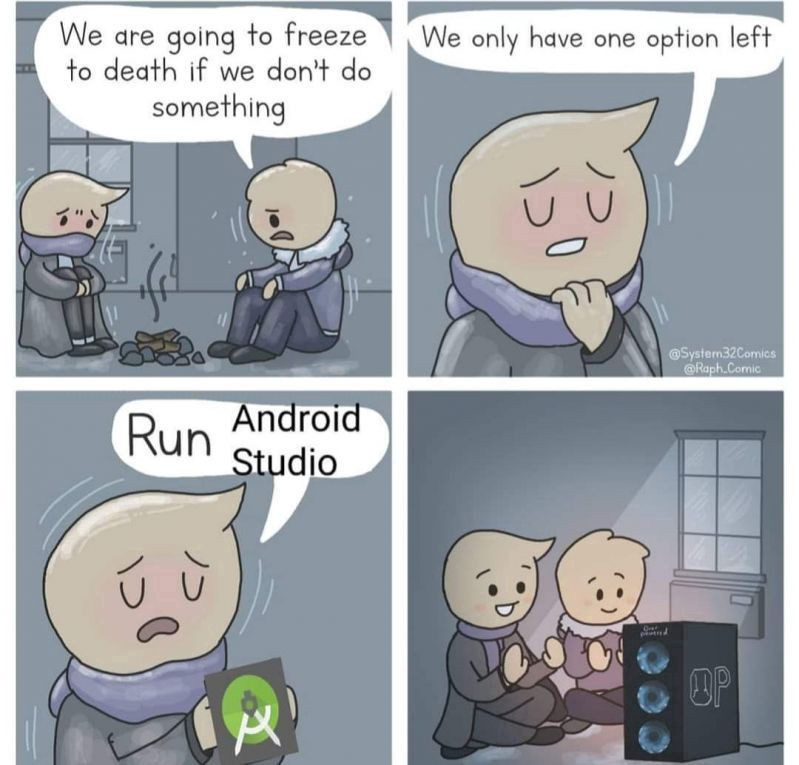 Android studio meme